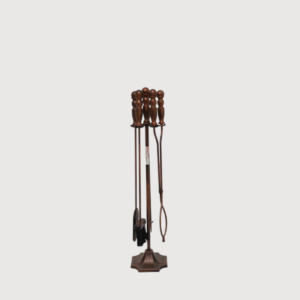 Serviteur de cheminée en acier bronze – SERVA