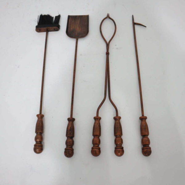 Serviteur de cheminée en acier bronze – SERVA - Image 2